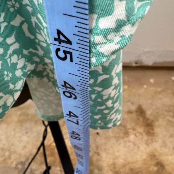 Lands' End Women’s Large Vneck Wrap Midi length Patterned Dress cotton - Picture 12 of 14